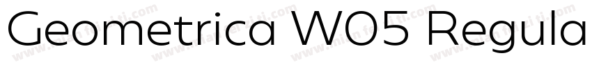 Geometrica W05 Regular It字体转换